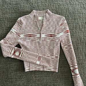 Cropped altered state zip up